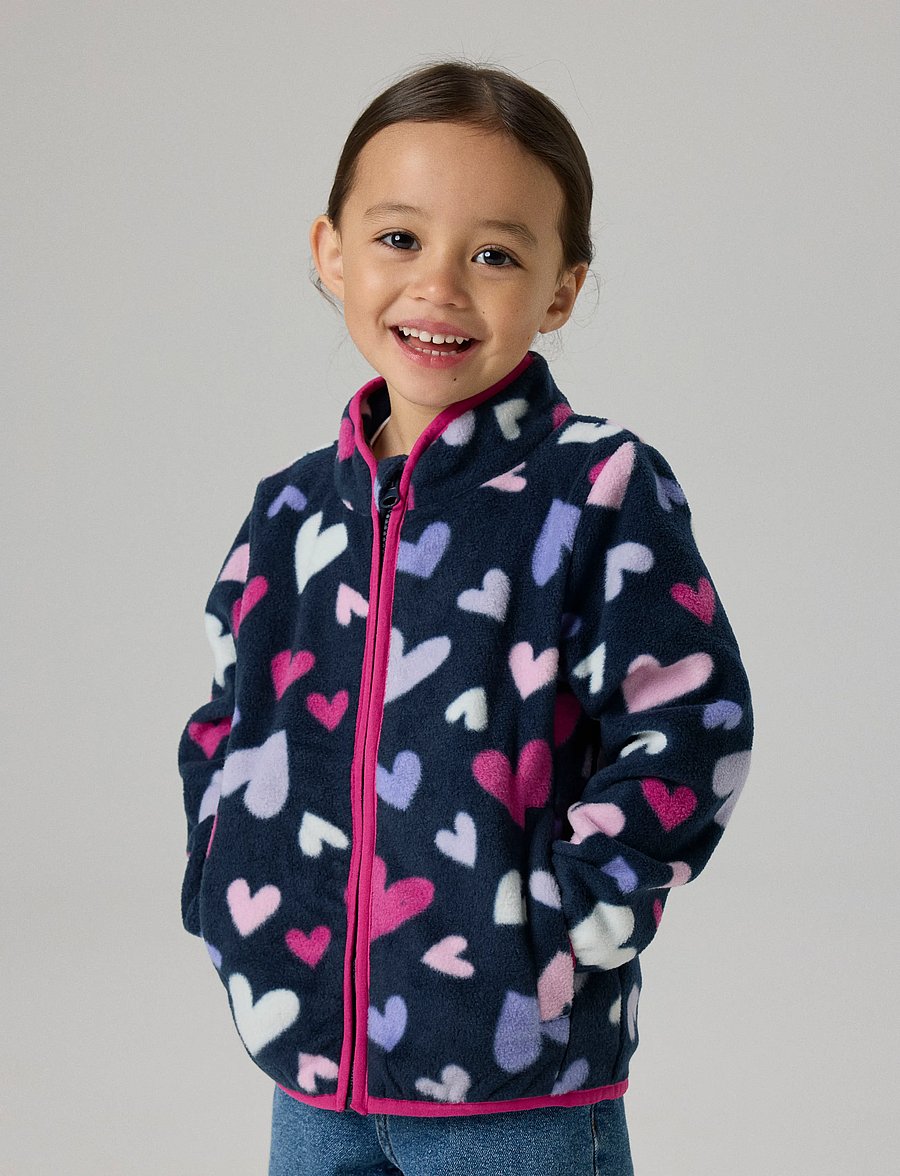 name it - NMFMEEKO FLEECE JACKET AOP2 NOOS - dark sapphire - 2