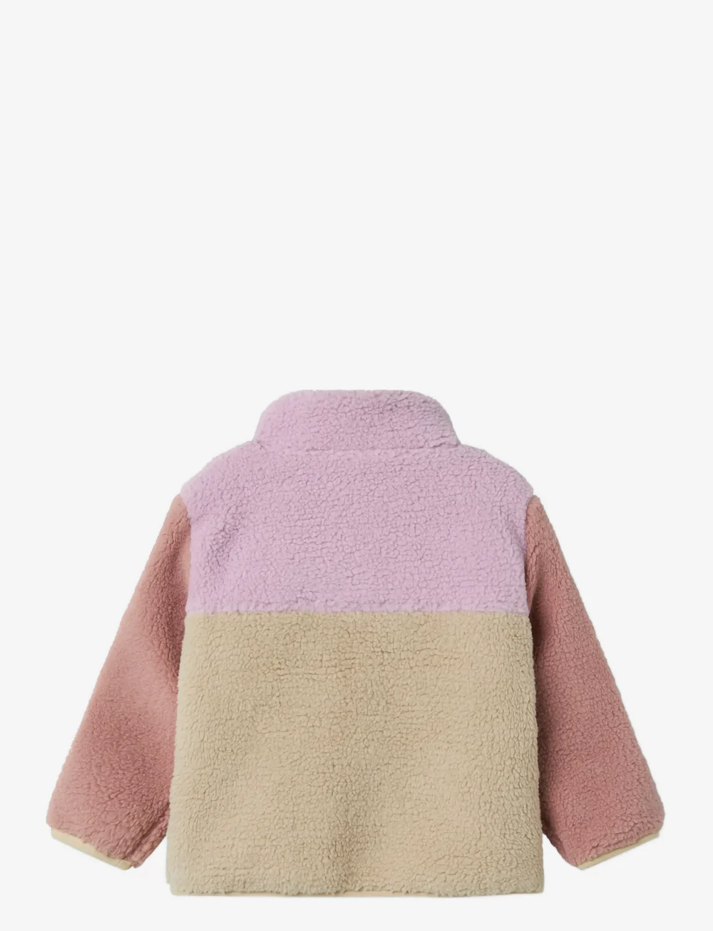name it - NMFMONICA TEDDY JACKET BLOCK - fleecejacken - orchid bouquet - 1