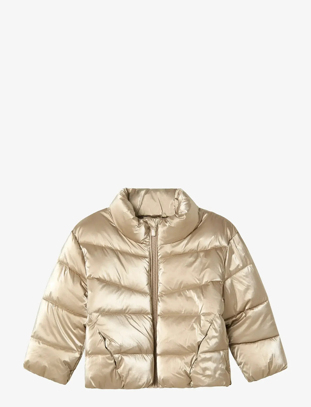 name it - NMFMANON PUFFER JACKET - daunen-& steppjacken - frosted almond - 0