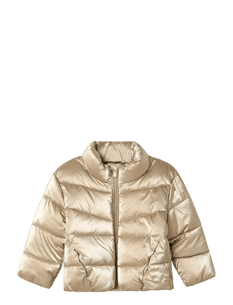 name it - NMFMANON PUFFER JACKET - talvejoped - frosted almond - 1