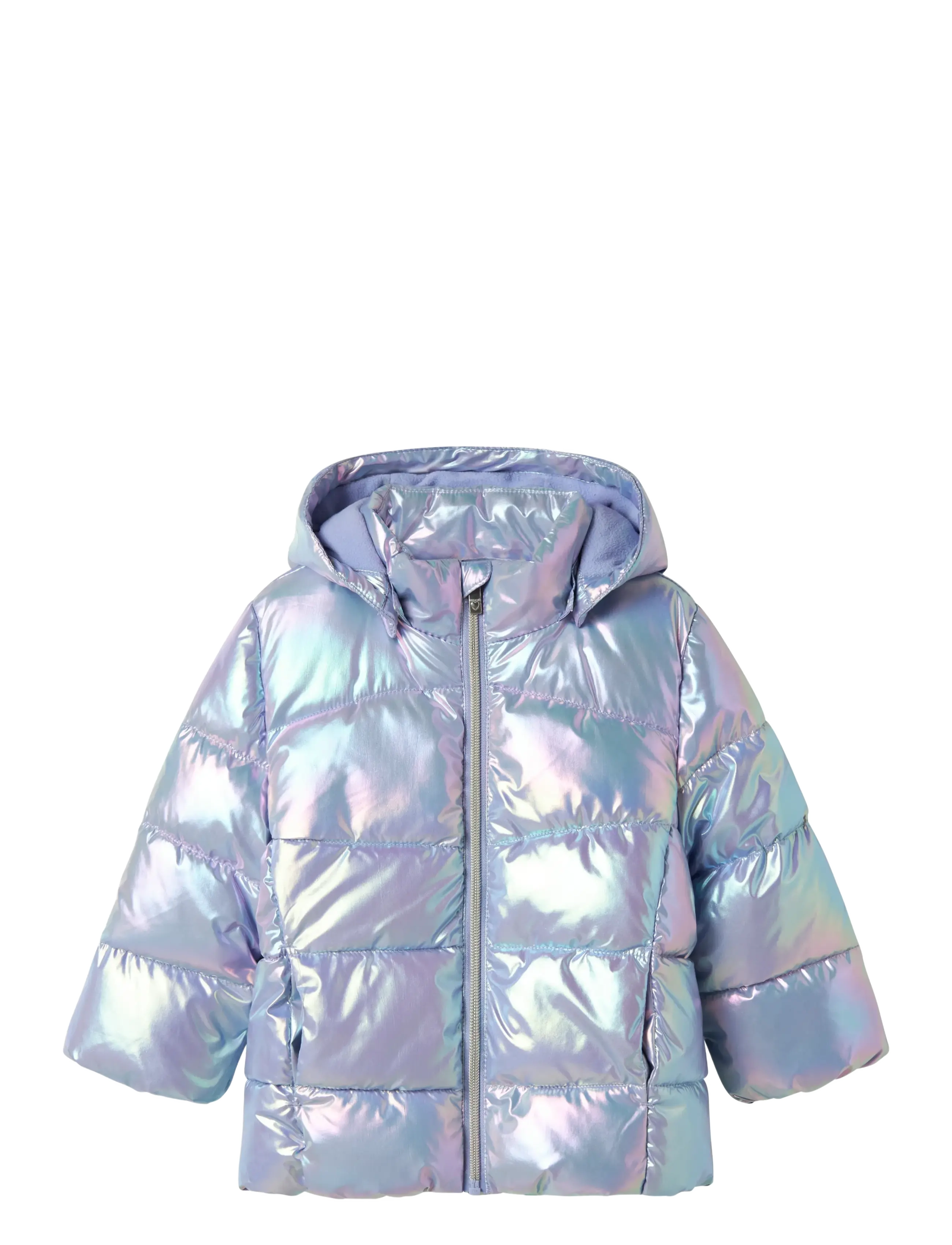 name it Nmfmolina Puffer Jacket Shiny, 92, Purple, Jakker Og Frakker > Puffer Og Vatterede, Børn