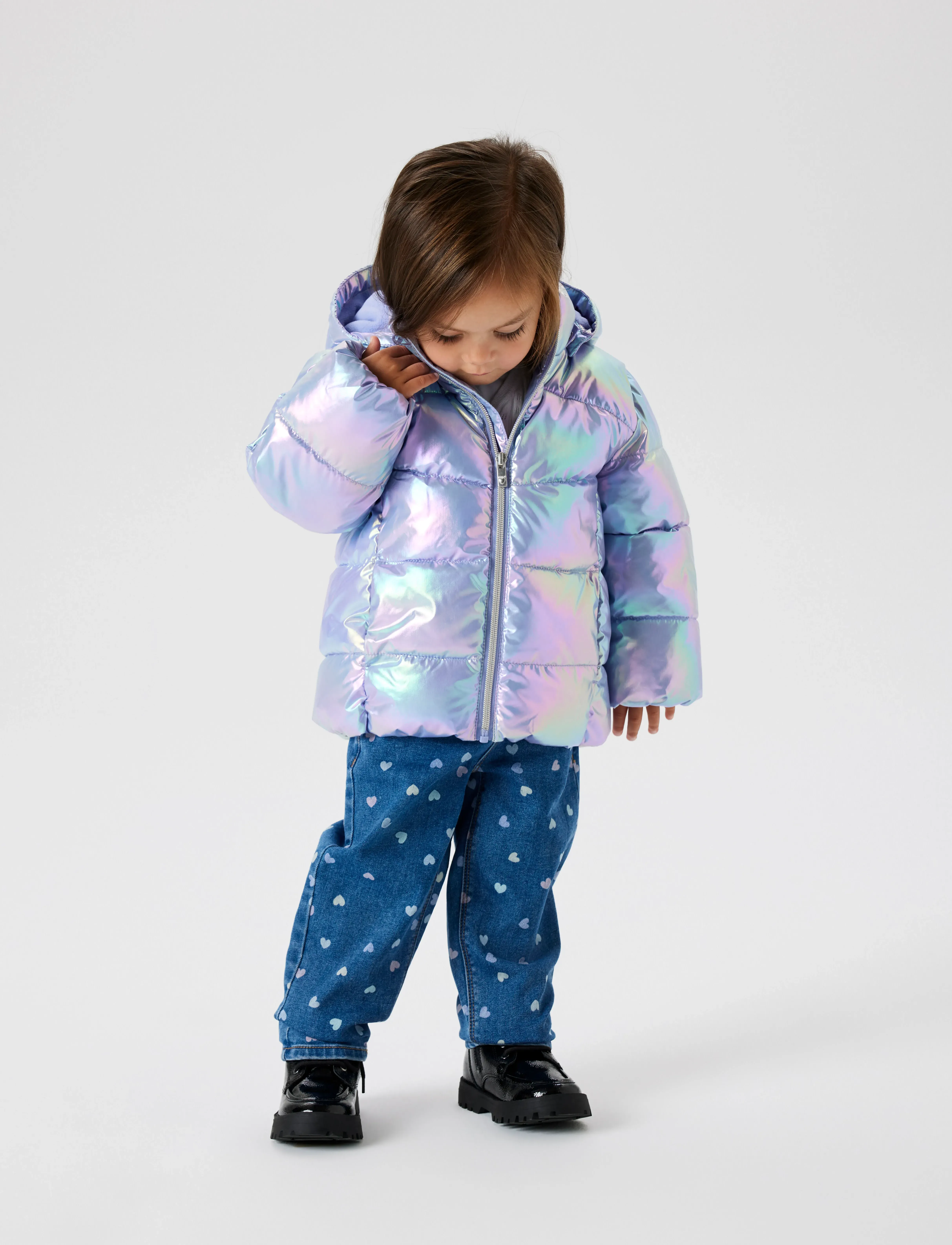 name it - NMFMOLINA PUFFER JACKET SHINY - laveste priser - pastel lilac - 5