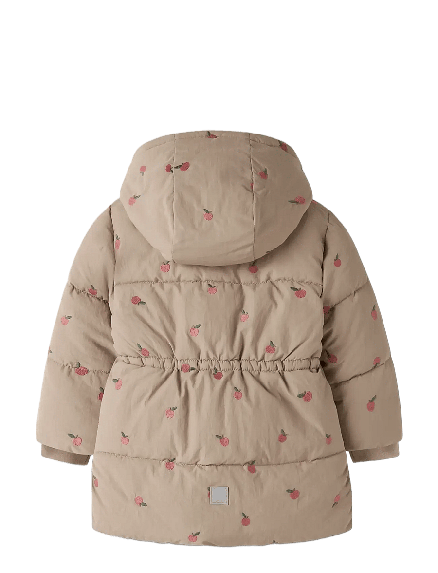 name it - NMFMOLLY PUFFER JACKET LONG1 - silver mink - 1