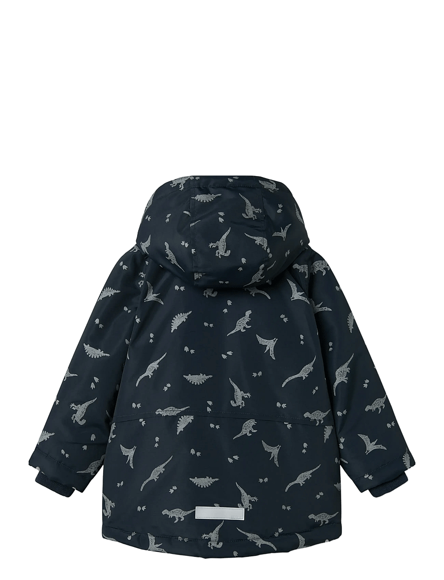 name it - NMMMAX PA JACKET REF AOP NOOS - talvejope - dark sapphire - 2