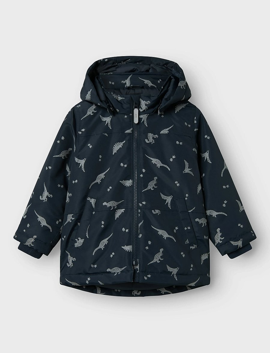 name it - NMMMAX PA JACKET REF AOP NOOS - talvejope - dark sapphire - 0