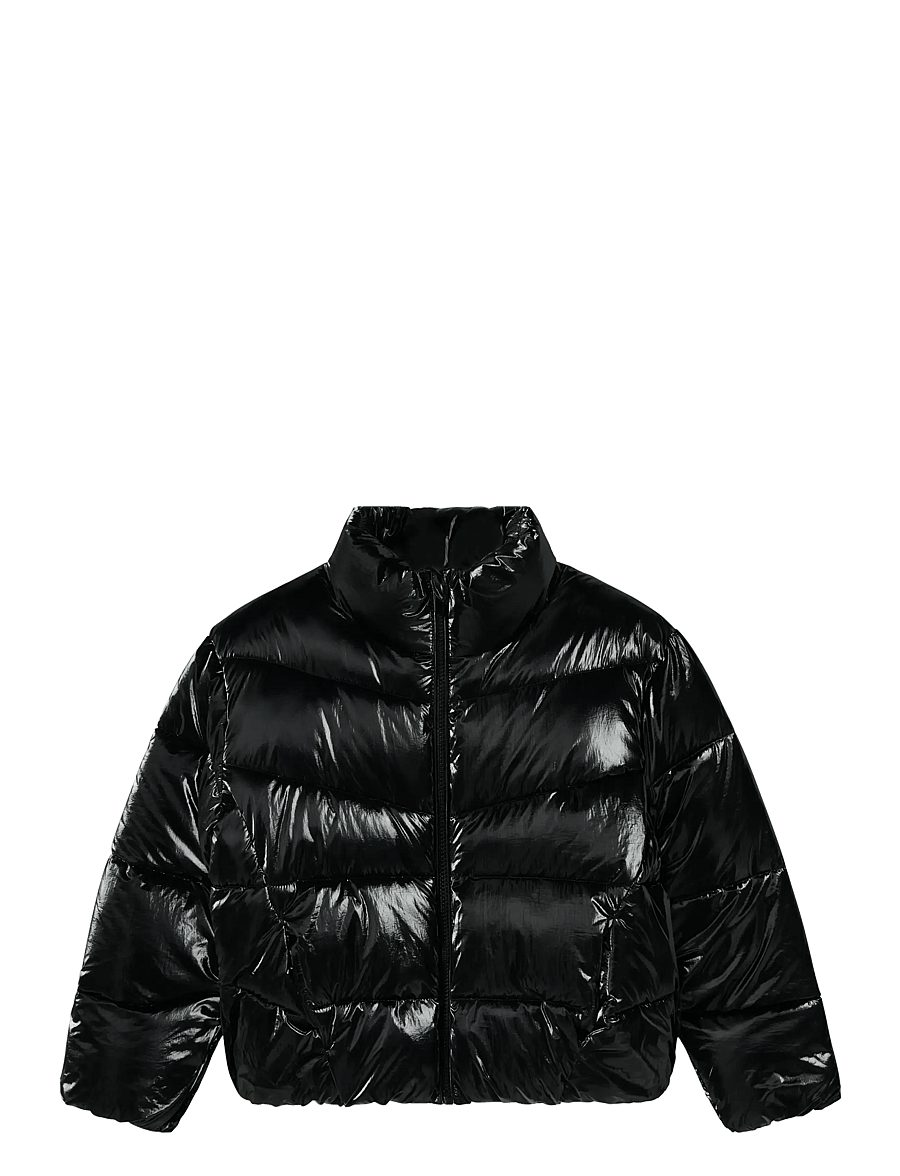 name it - NKFMANON PUFFER JACKET - vetrarjakkar - black - 1