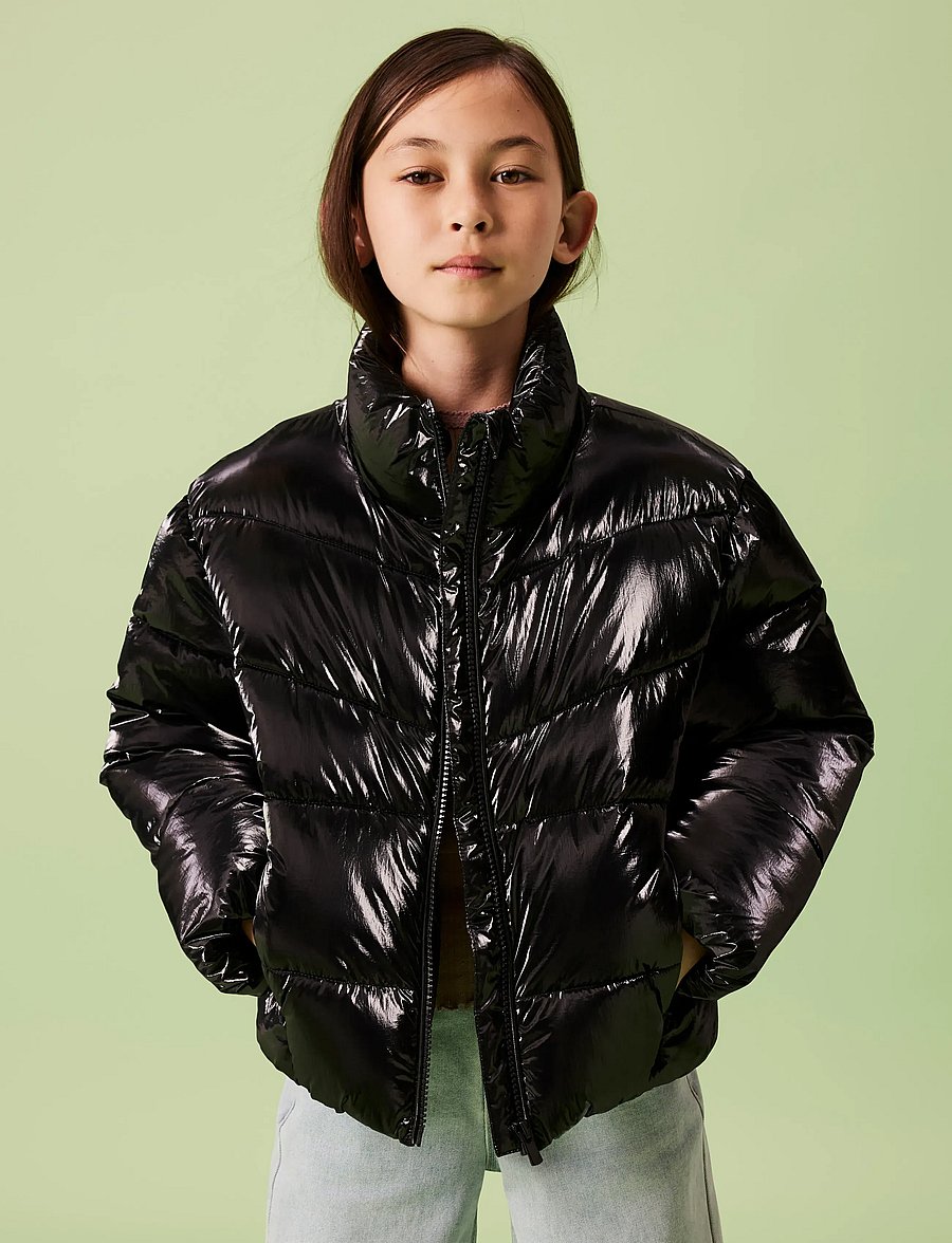name it - NKFMANON PUFFER JACKET - vetrarjakkar - black - 0