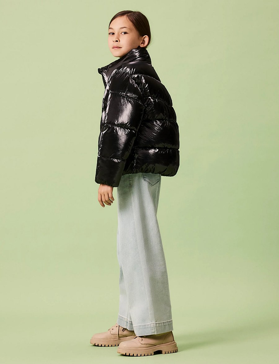 name it - NKFMANON PUFFER JACKET - vetrarjakkar - black - 4