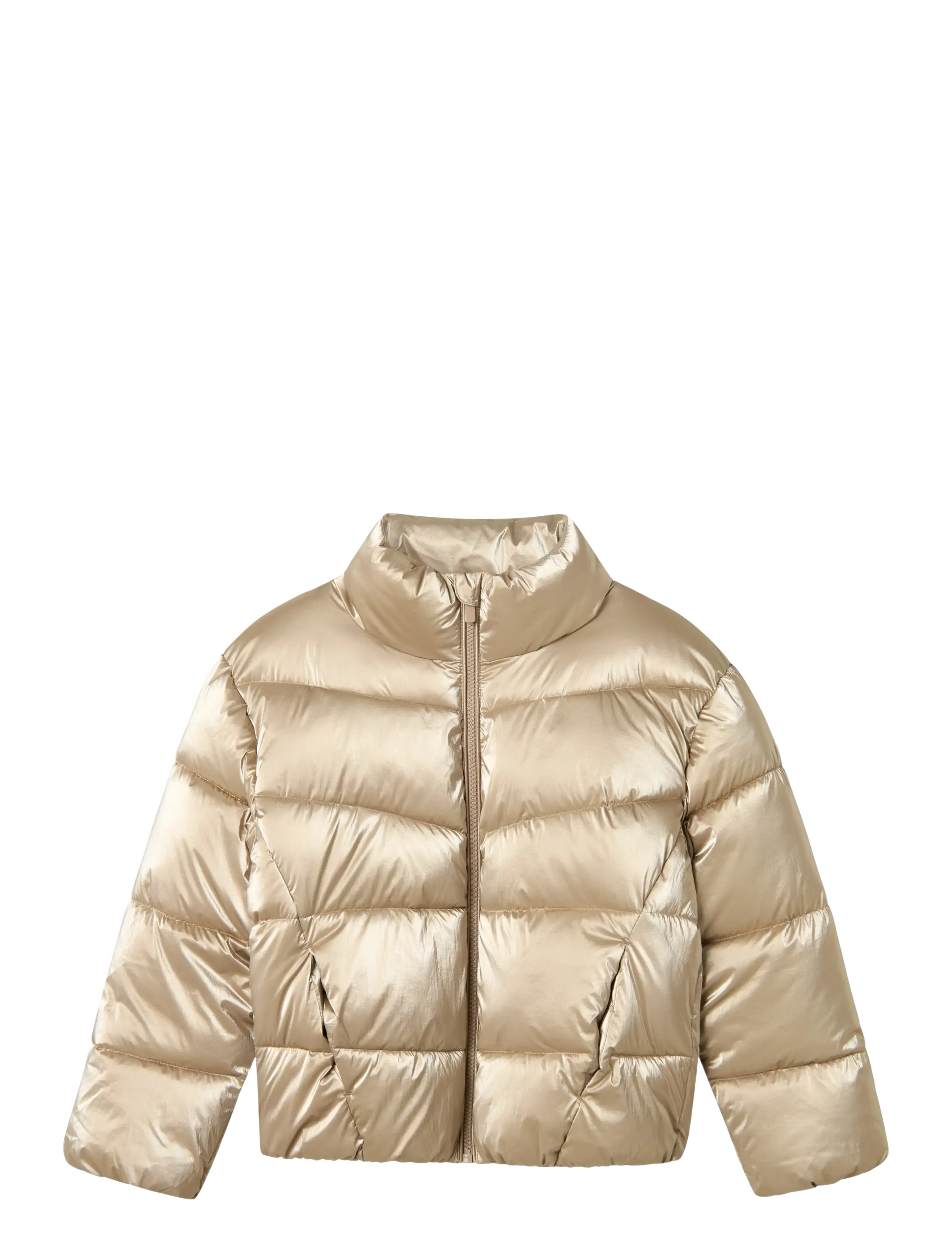 name it NKFMANON PUFFER JACKET - Ytterkläder - FROSTED ALMOND / gold