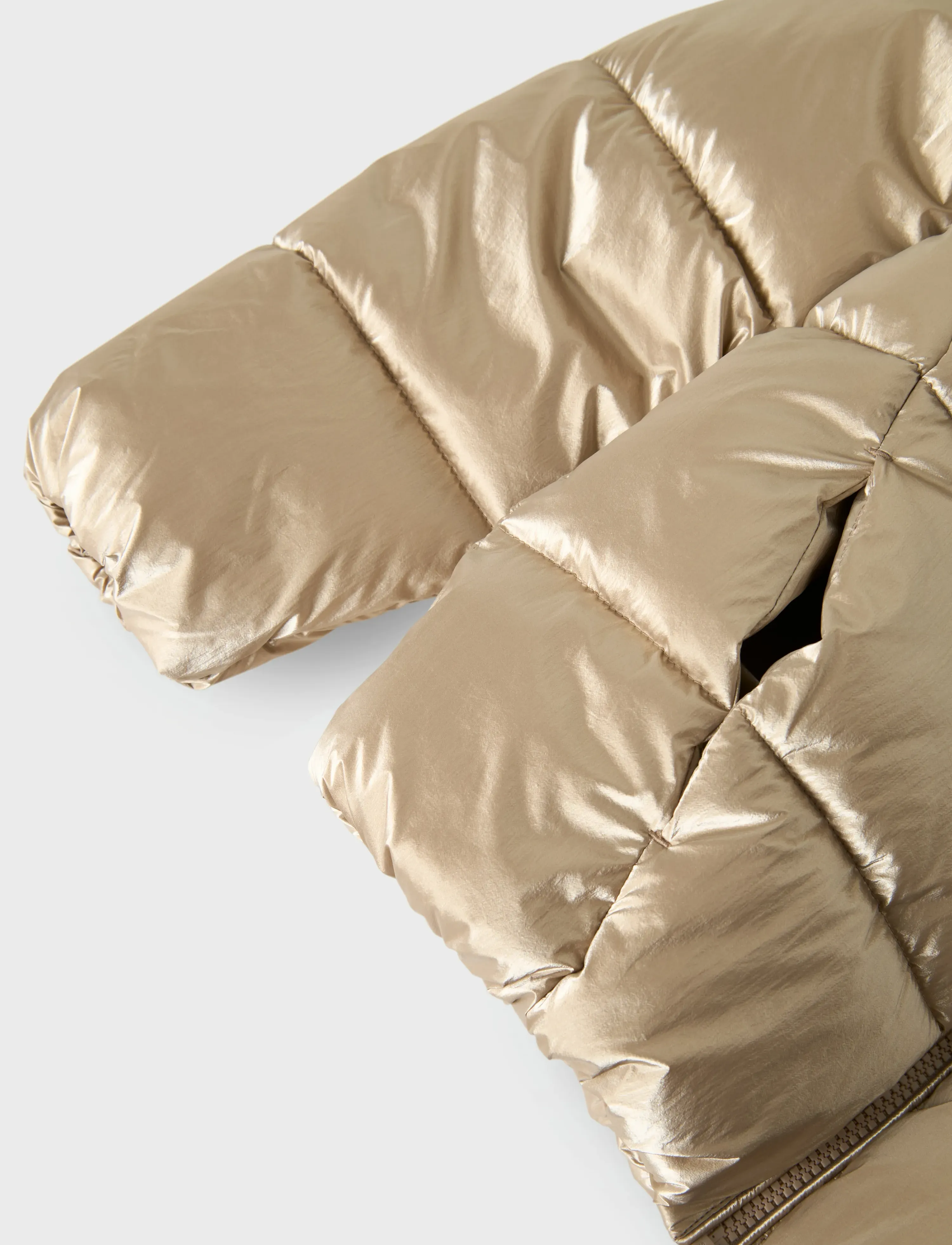 name it - NKFMANON PUFFER JACKET - jacken & mäntel - frosted almond - 2