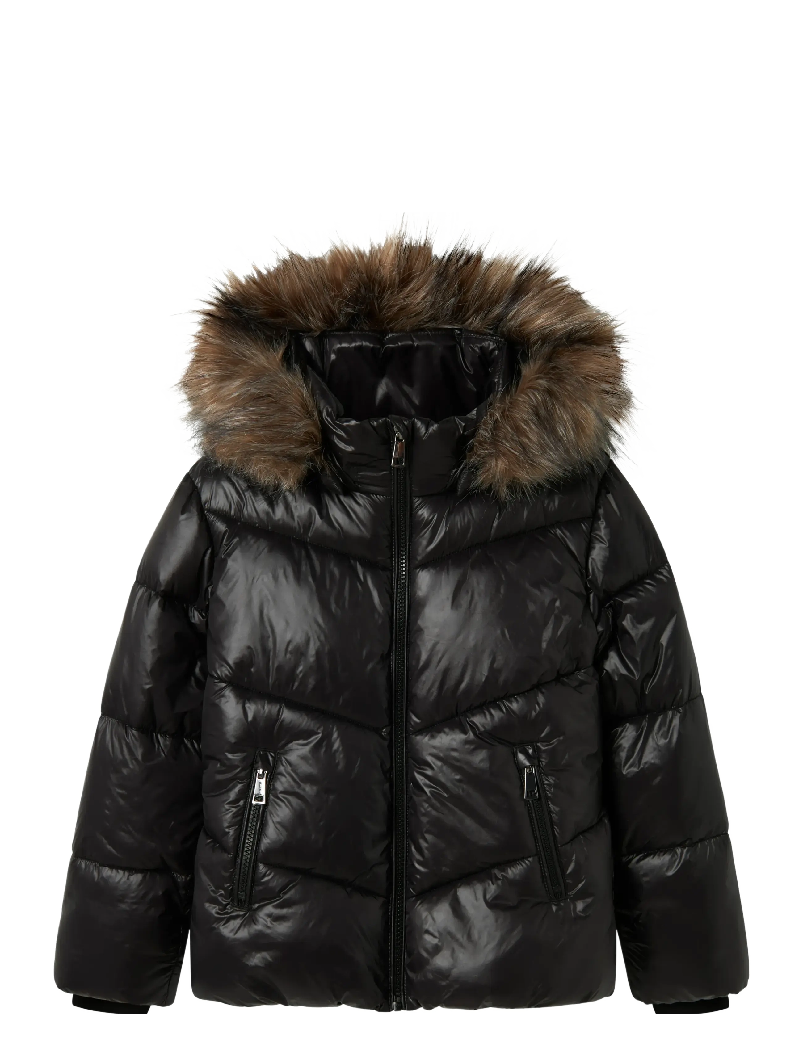 NAME IT Nkfmarion Puffer Jacke Schwarz - 122 - Kinder