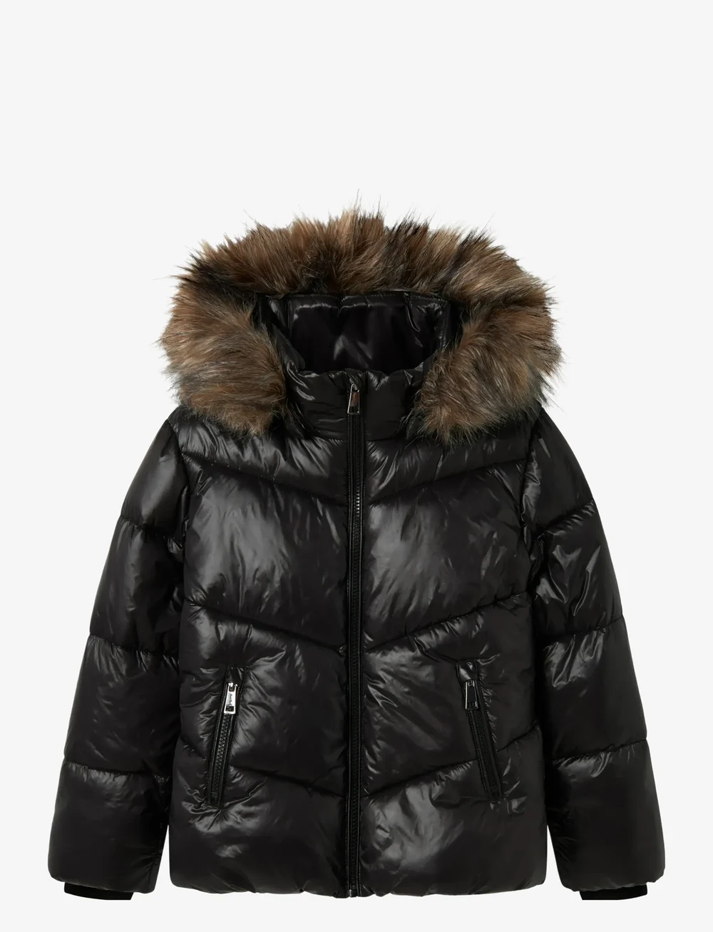 name it - NKFMARION PUFFER JACKET - vinterjakker - black - 1