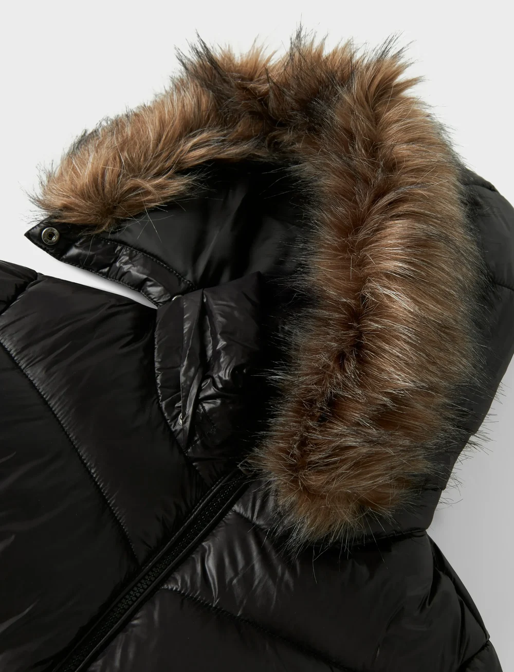 name it - NKFMARION PUFFER JACKET - vinterjakker - black - 0