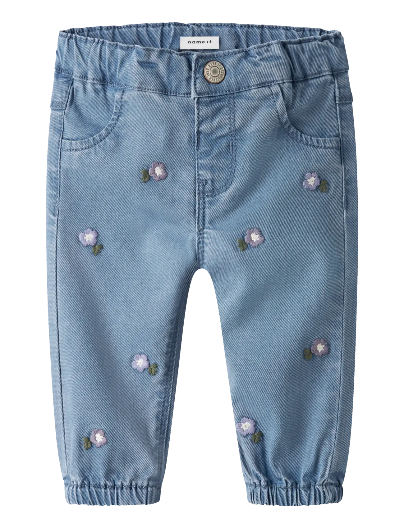 name it NBFROSE MOM R EMB JEANS 5321-YB H - Regular jeans - DENIM BLUE / blue
