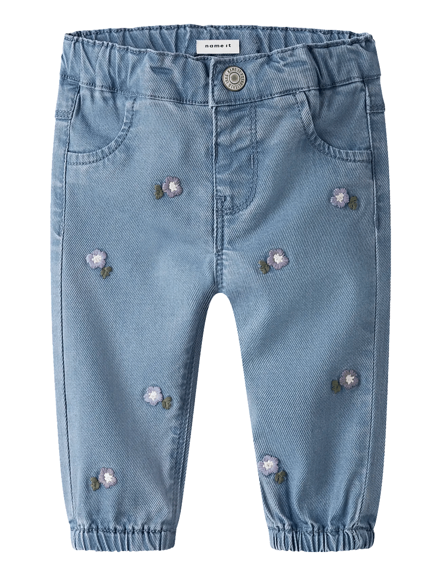name it - NBFROSE SHAPED R EMB JEANS 5321-YB - regular jeans - denim blue - 0
