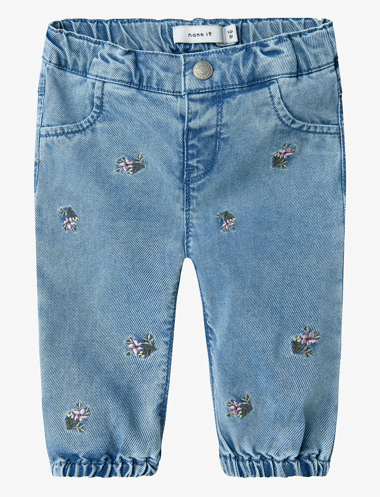 name it - NBFROSE MOM R EMB JEANS 5321-YB H - regular jeans - light blue denim - 1