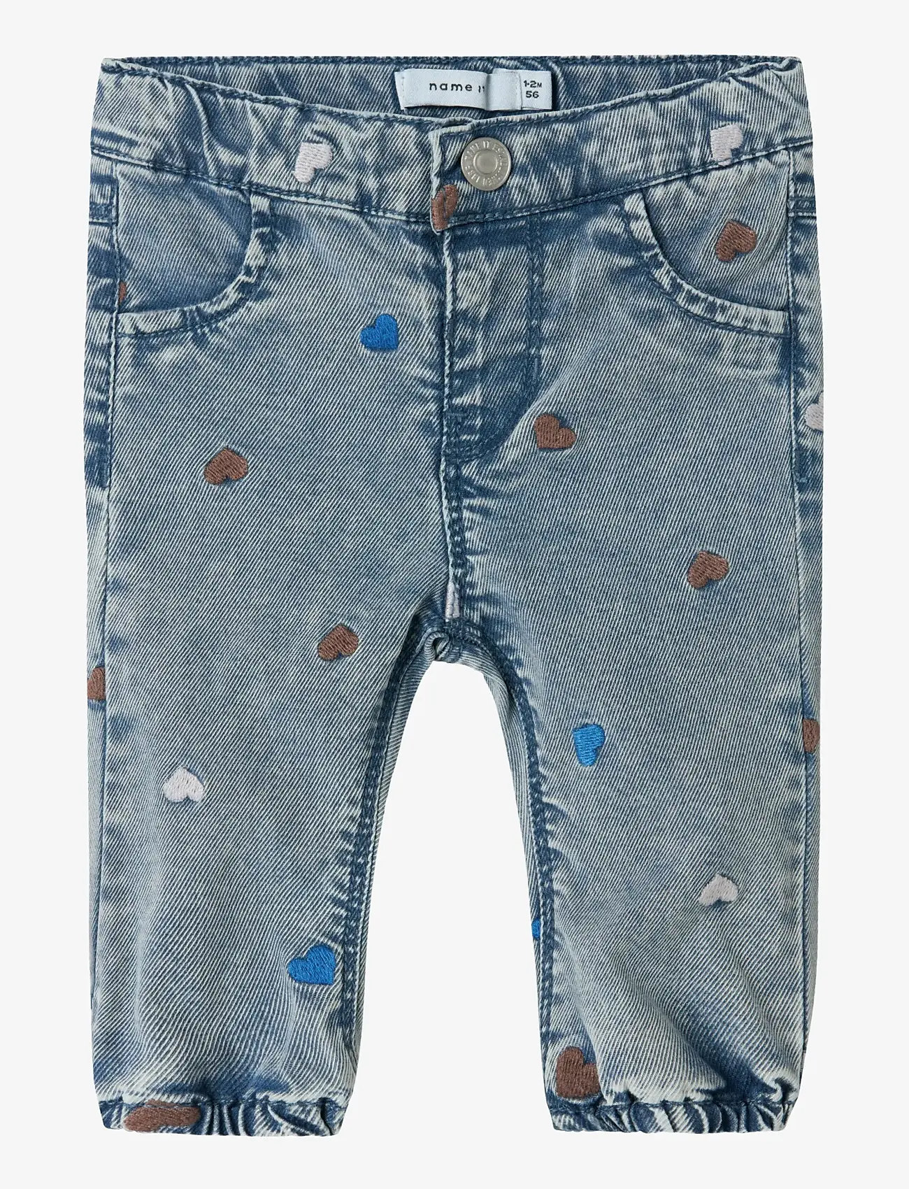 name it - NBFROSE SHAPED R EMB JEANS 5321-YB H - regular jeans - light blue denim - 1