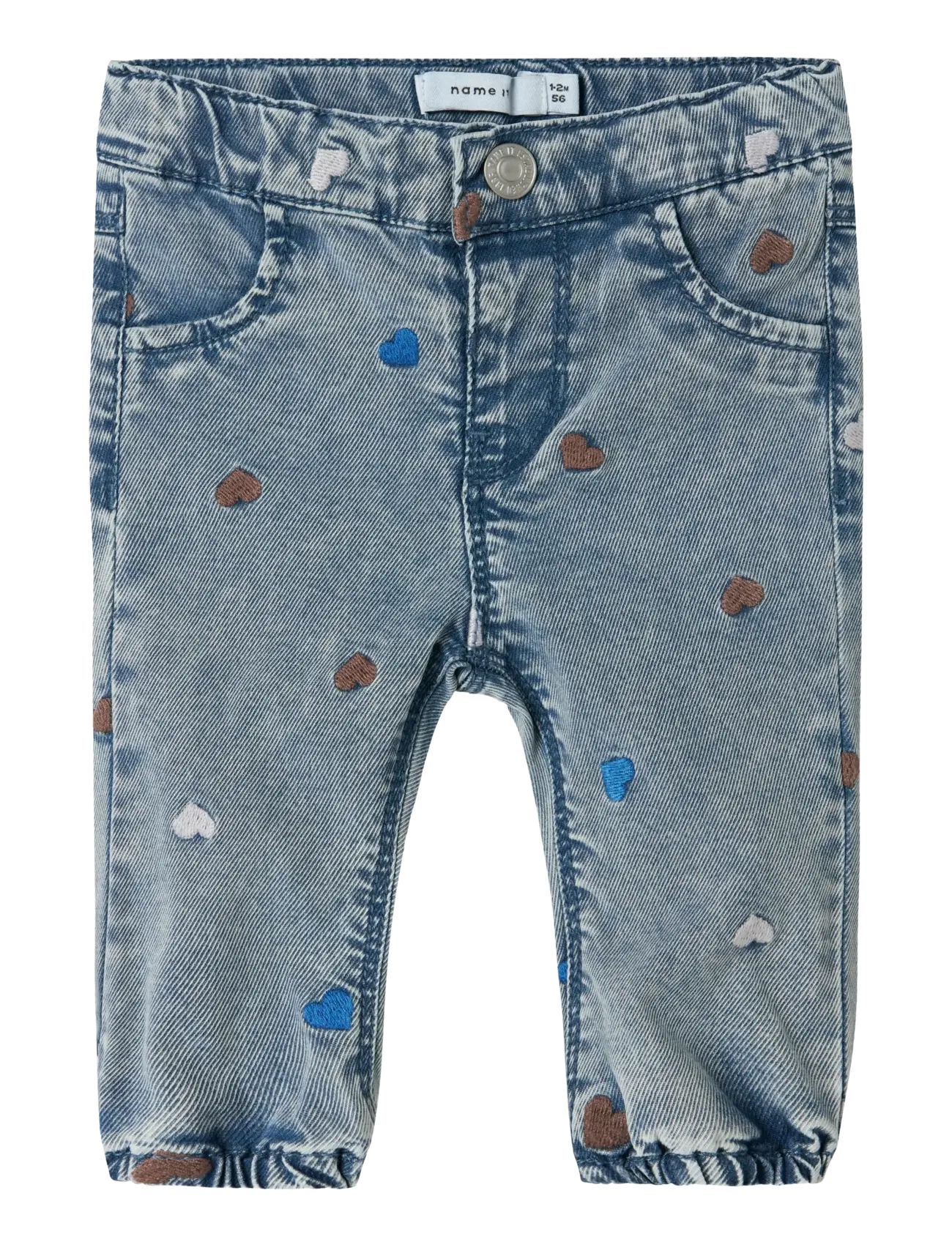 name it NBFROSE MOM R EMB JEANS 5321-YB H - Teksad - LIGHT BLUE DENIM / blue