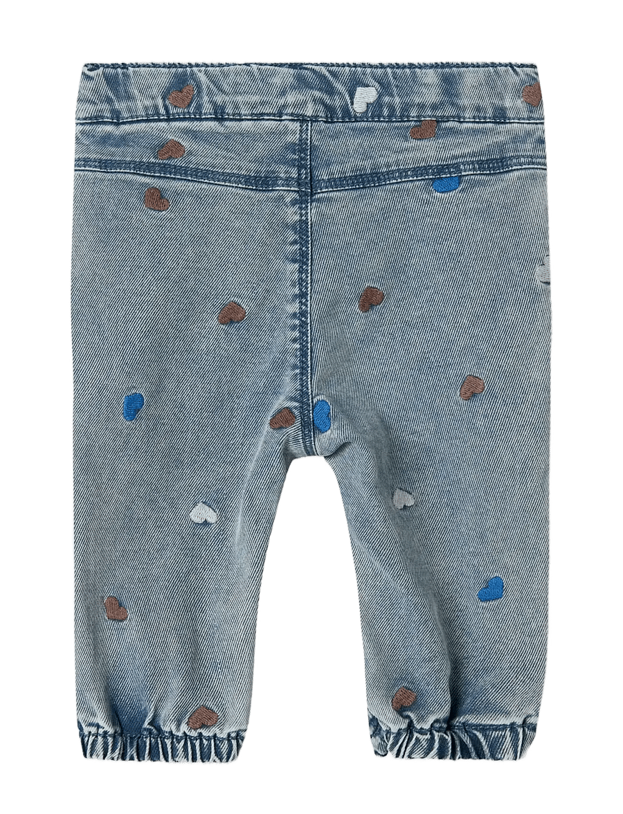name it - NBFROSE MOM R EMB JEANS 5321-YB H - regular jeans - light blue denim - 2