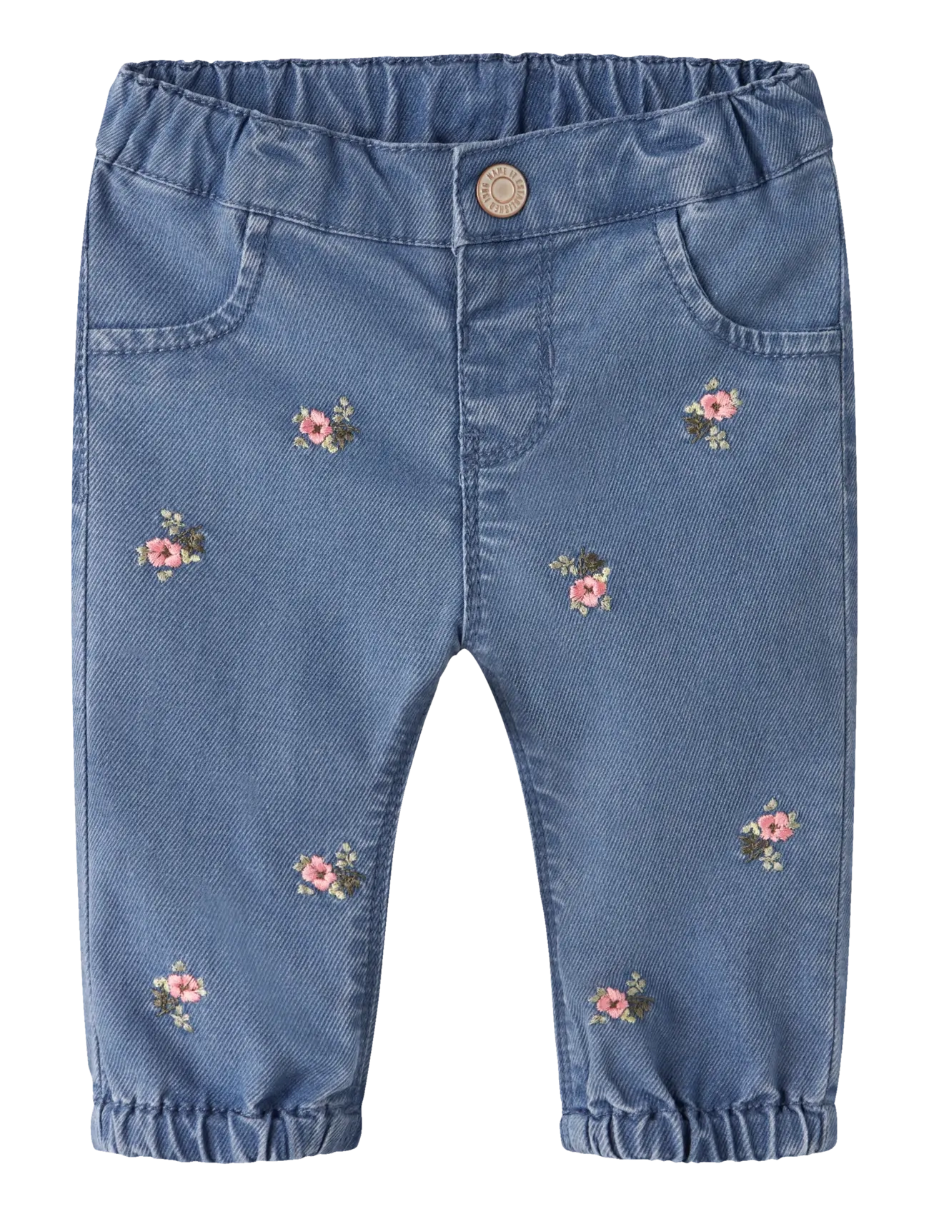 name it NBFROSE MOM R EMB JEANS 5321-YB H - Jeans - MEDIUM BLUE DENIM / blue