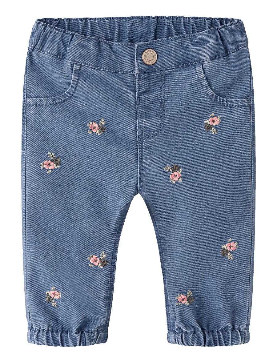 name it - NBFROSE SHAPED R EMB JEANS 5321-YB - regular jeans - medium blue denim - 0