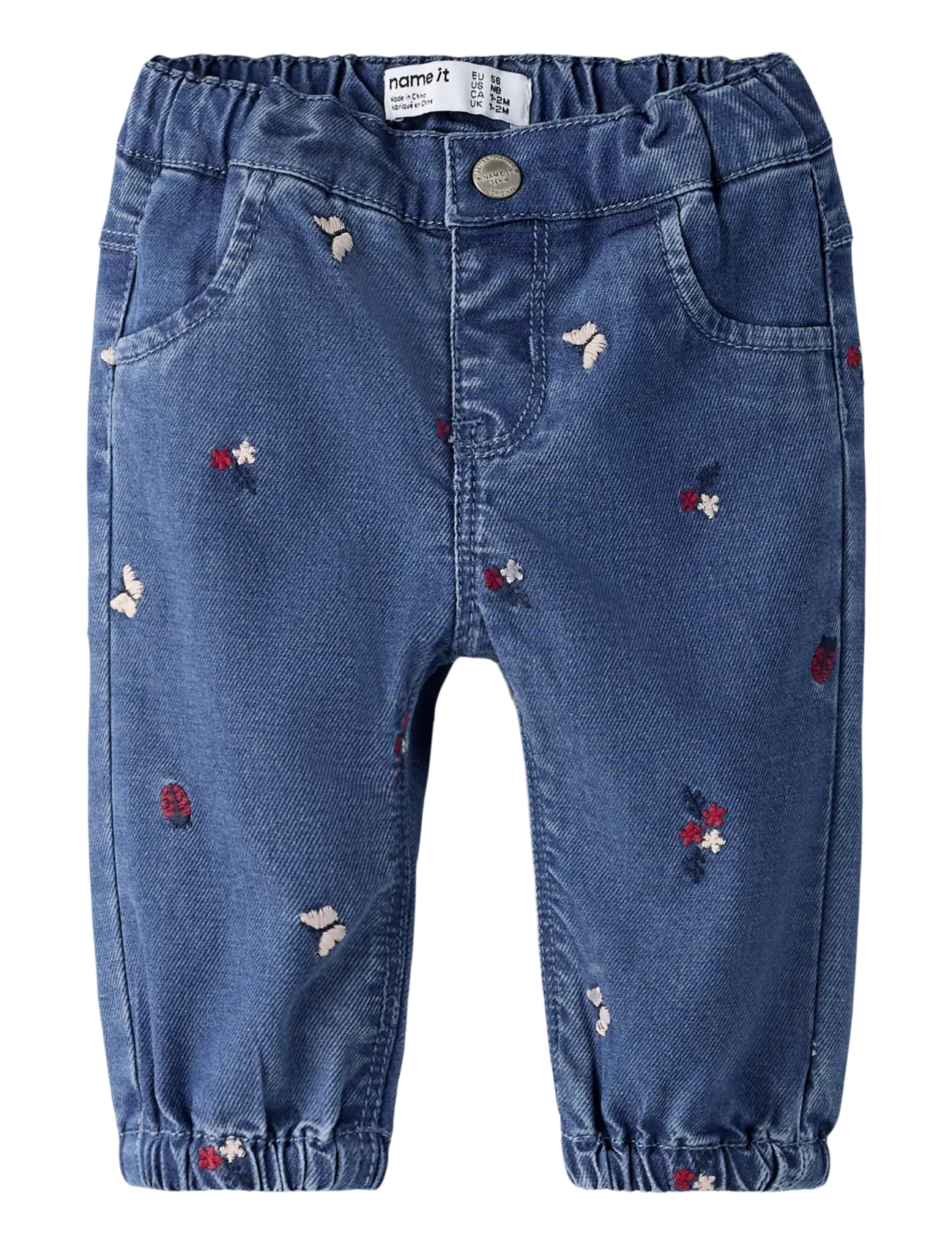 name it NBFROSE MOM R EMB JEANS 5321-YB H - Kleidung - MEDIUM BLUE DENIM / blue