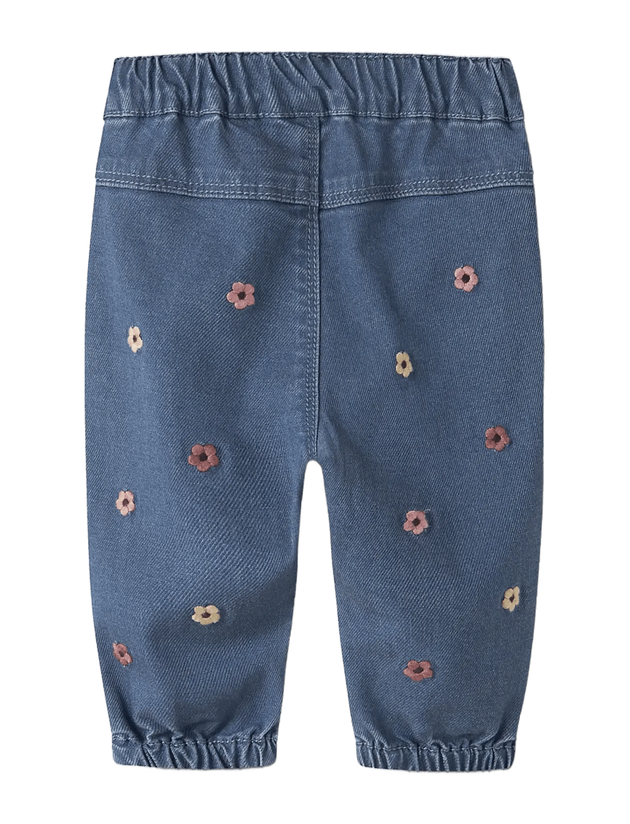 name it - NBFROSE MOM R EMB JEANS 5321-YB H - regular jeans - soft denim - 1