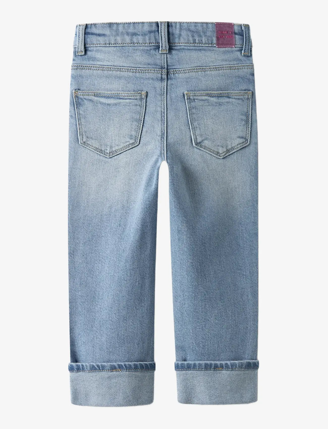 name it - NMFROSE STRAIGHT FOLD JEANS 4224-AZ NOOS - tavalised teksad - light blue denim - 2