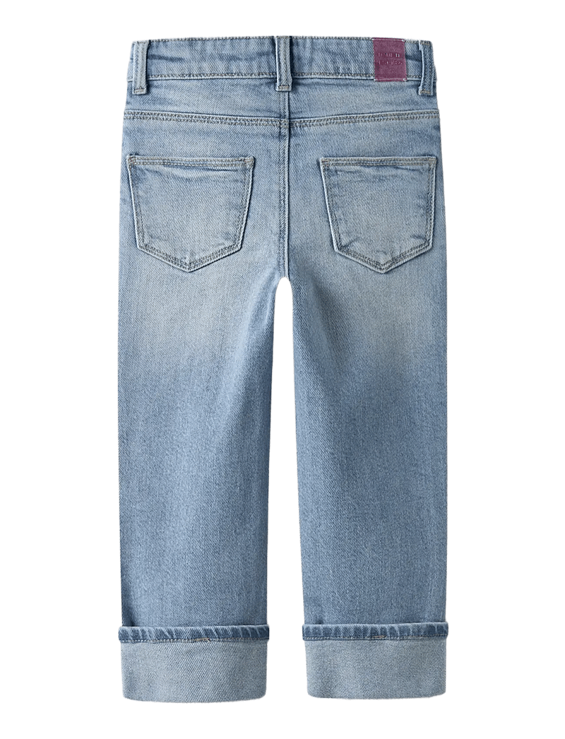 name it - NMFROSE STRAIGHT FOLD JEANS 4224-AZ NOOS - regular jeans - light blue denim - 2