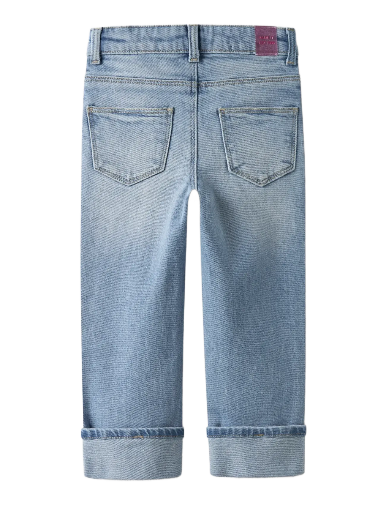 name it - NMFROSE STRAIGHT FOLD JEANS 4224-AZ NOOS - tavalised teksad - light blue denim - 2