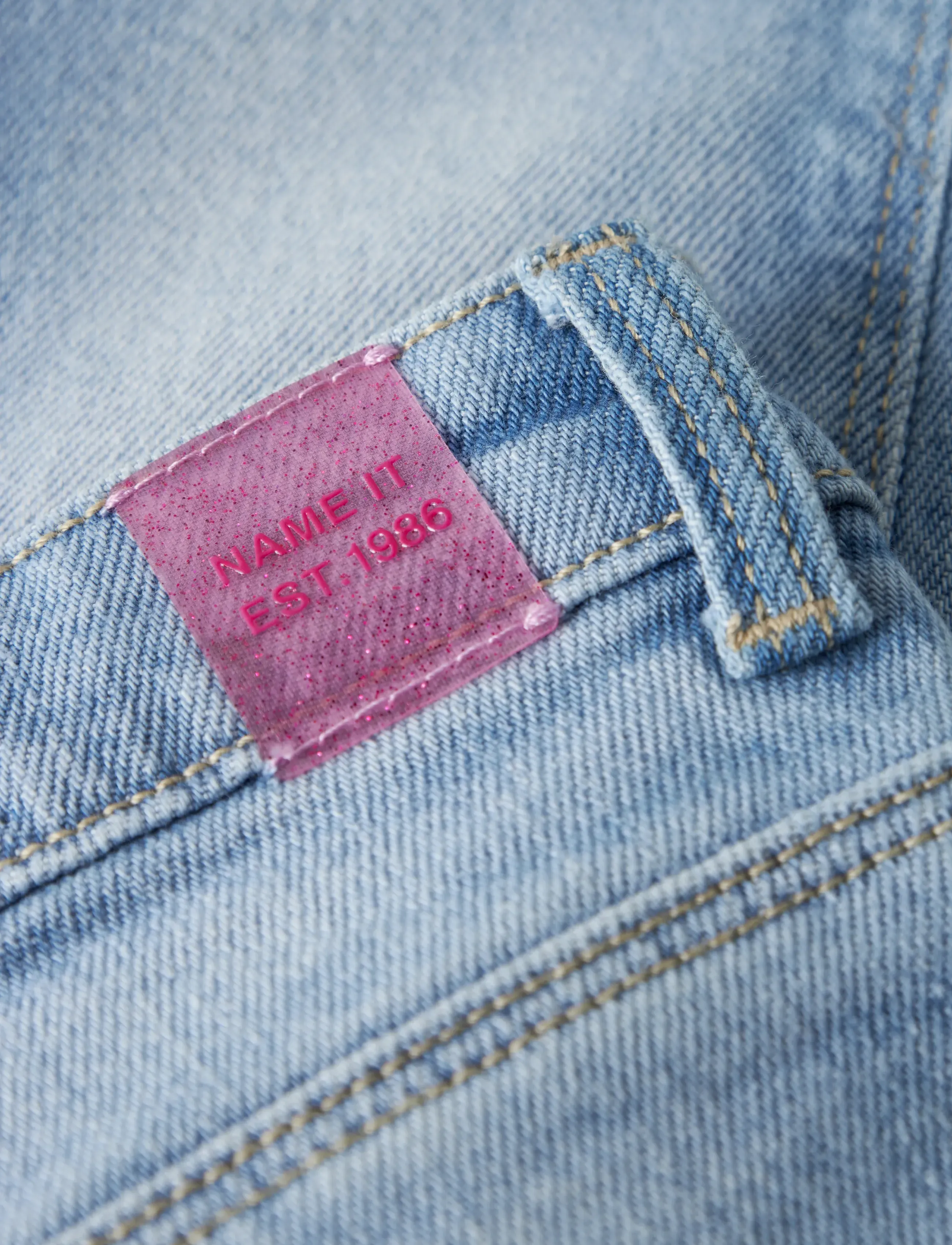 name it - NMFROSE STRAIGHT FOLD JEANS 4224-AZ NOOS - tavalised teksad - light blue denim - 4