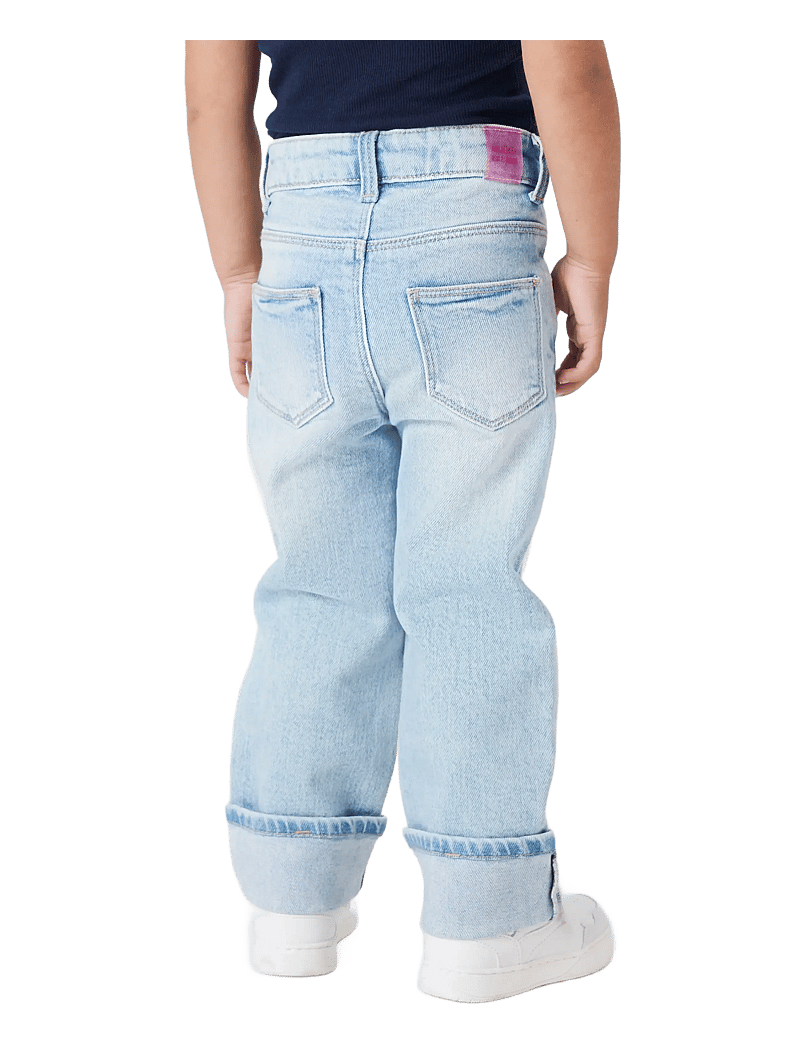 name it - NMFROSE STRAIGHT FOLD JEANS 4224-AZ NOOS - regular jeans - light blue denim - 3