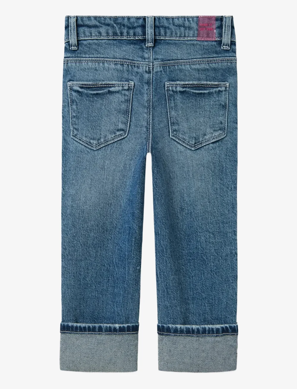 name it - NMFROSE STRAIGHT FOLD JEANS 4224-AZ NOOS - suorat farkut - medium blue denim - 2