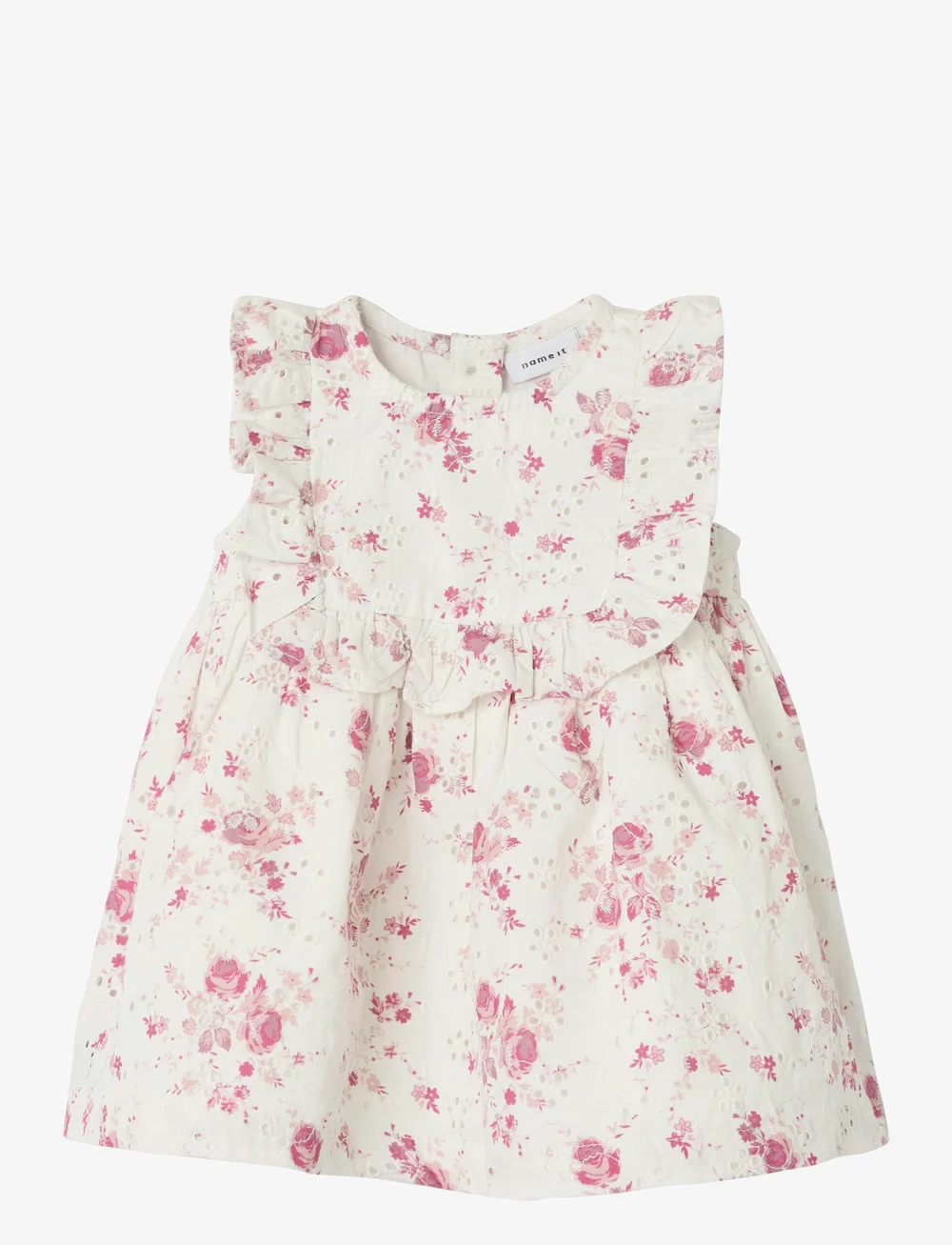 name it - NBFFEMBRODER SPENCER - Ärmlösa babyklänningar - cloud dancer - 0