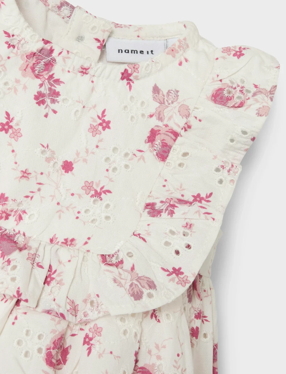 name it - NBFFEMBRODER SPENCER - Ärmlösa babyklänningar - cloud dancer - 2