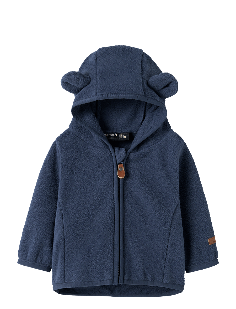 name it - NBNMEEKO FLEECE JACKET MELANGE NOOS - fleecejacken - oceana - 0