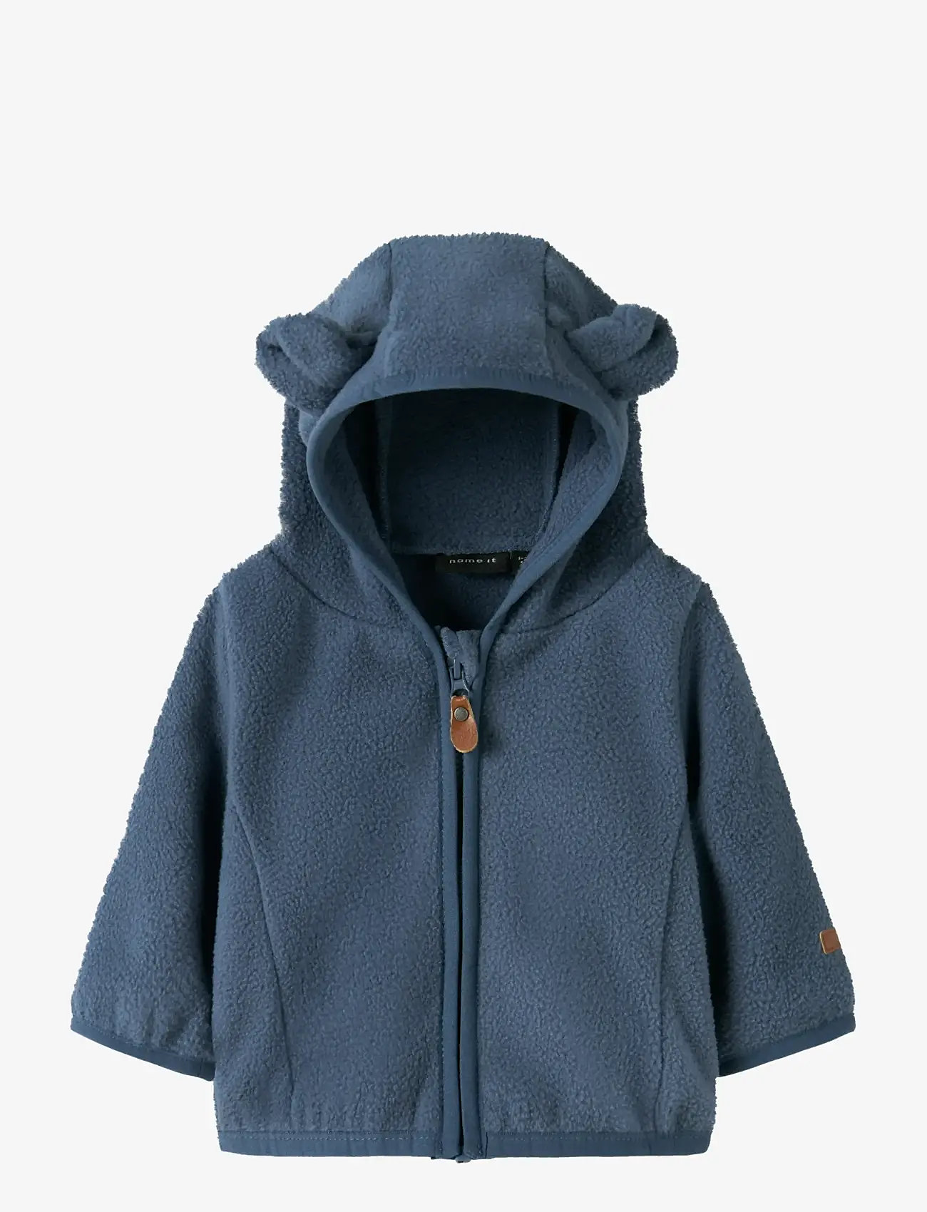 name it - NBNMEEKO FLEECE JACKET MELANGE - fleecejakker - vintage indigo - 0