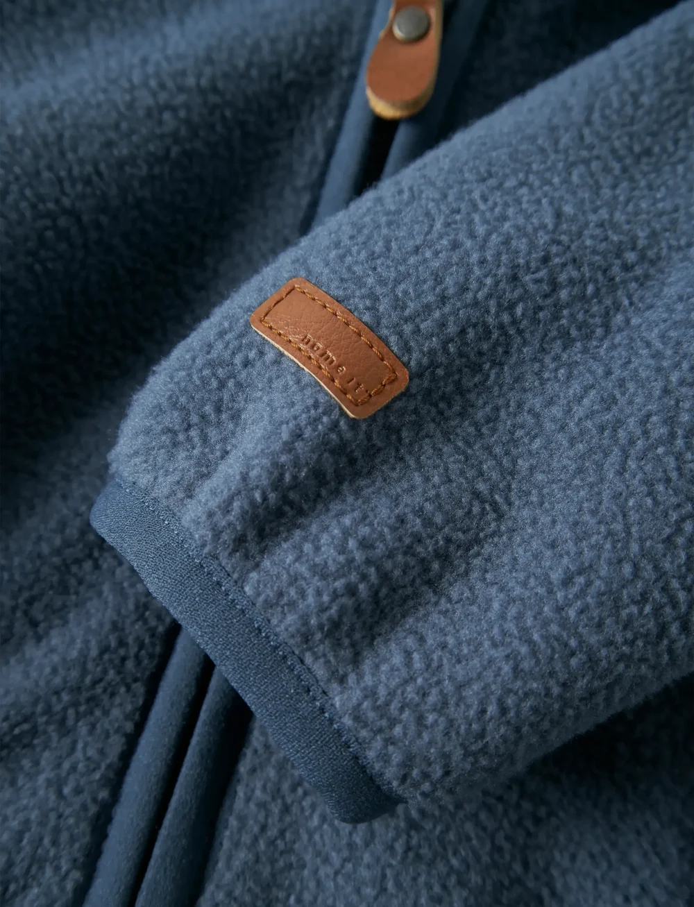 name it - NBNMEEKO FLEECE JACKET MELANGE - veste polaire - vintage indigo - 2