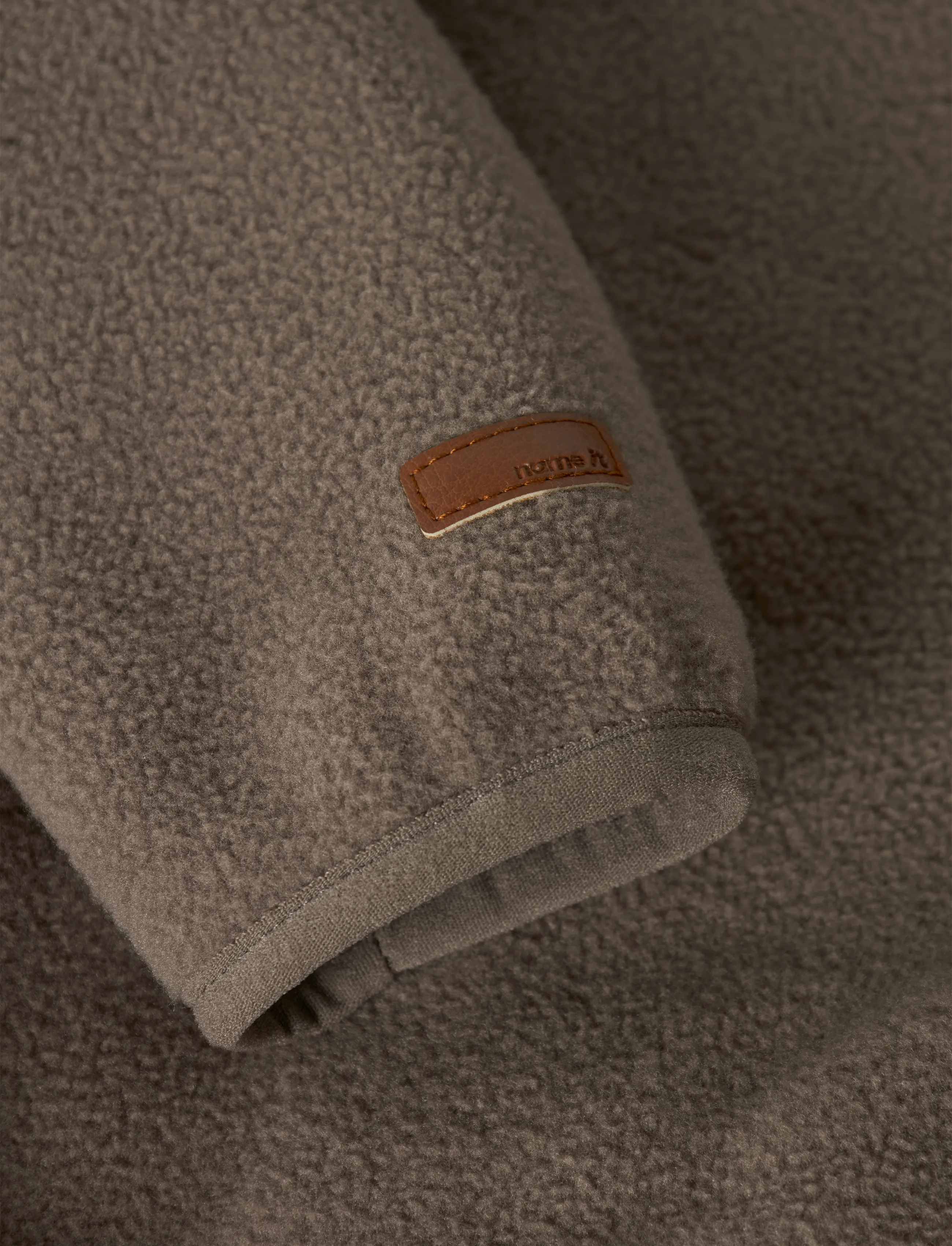 name it - NBNMEEKO FLEECE JACKET MELANGE NOOS - walnut - 3