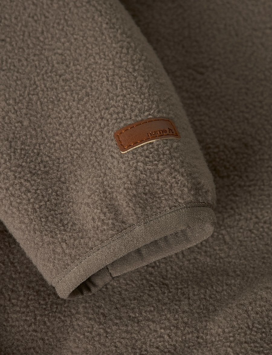 name it - NBNMEEKO FLEECE JACKET MELANGE NOOS - walnut - 3