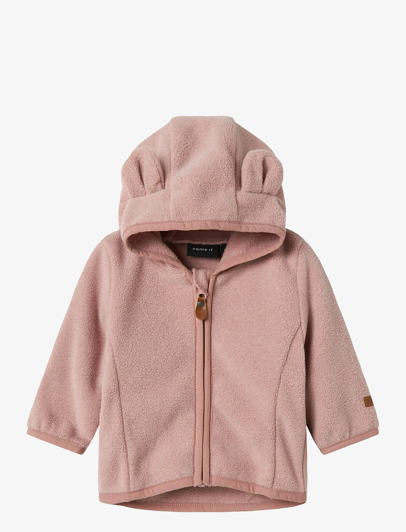 name it - NBNMEEKO FLEECE JACKET MELANGE - fleecejakker - woodrose - 0