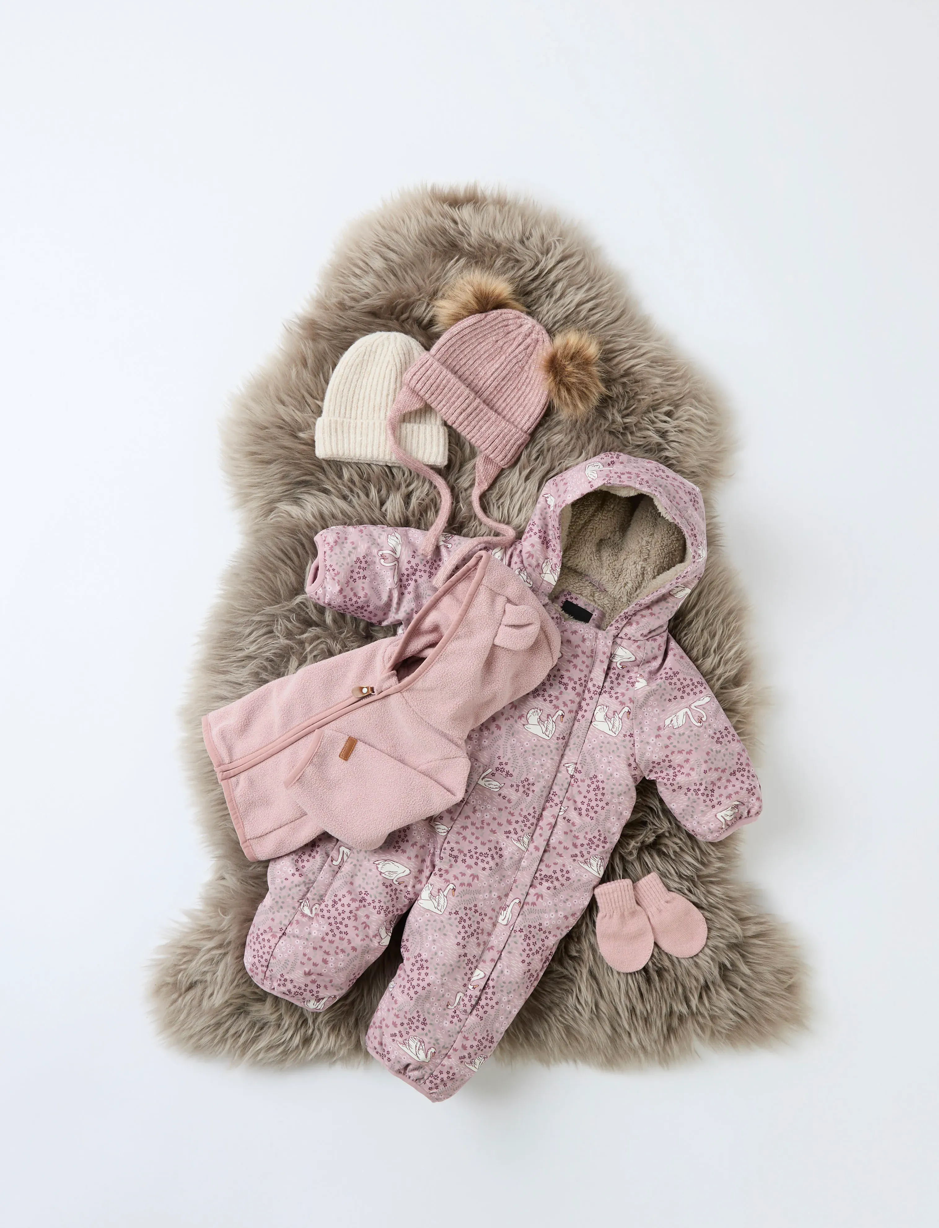 name it - NBNMEEKO FLEECE JACKET MELANGE NOOS - woodrose - 4