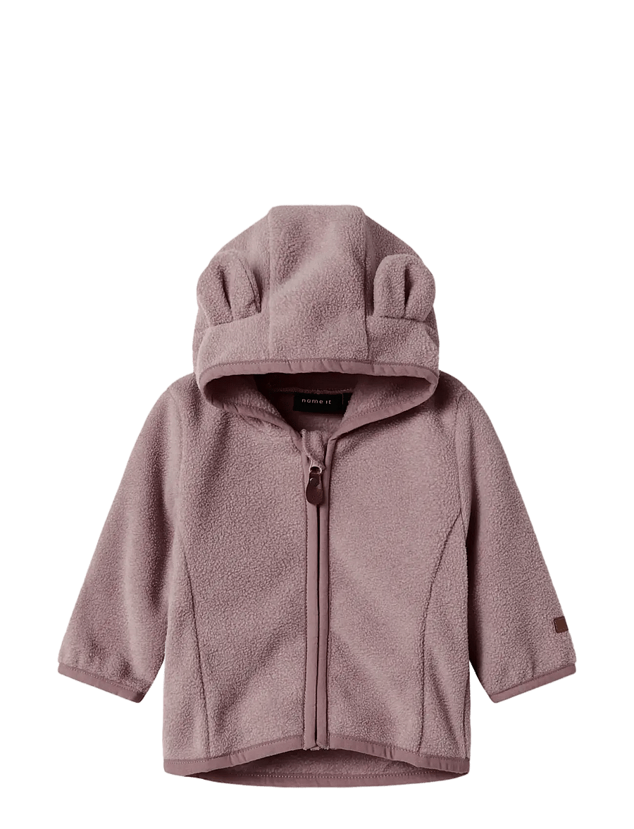 name it - NBNMEEKO FLEECE JACKET MELANGE NOOS - woodrose - 2