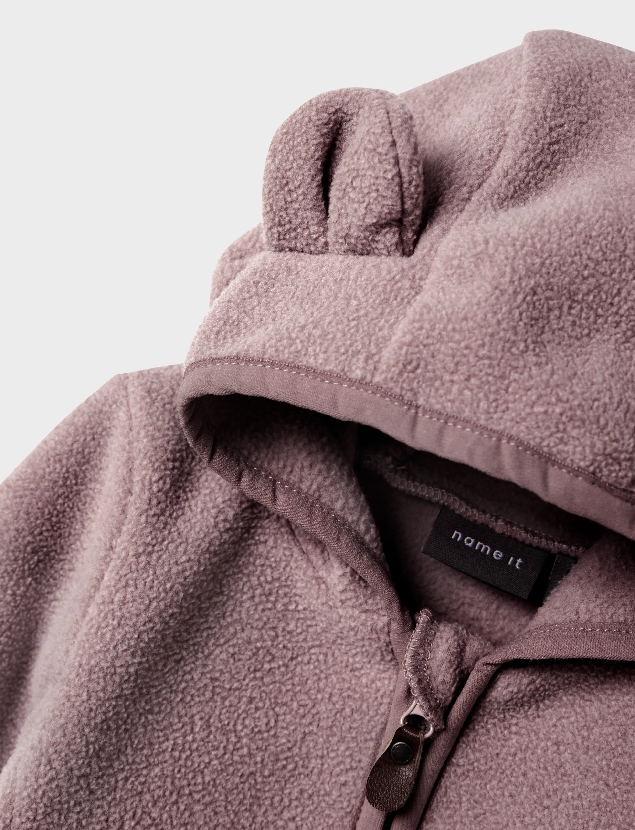 name it - NBNMEEKO FLEECE JACKET MELANGE NOOS - woodrose - 5