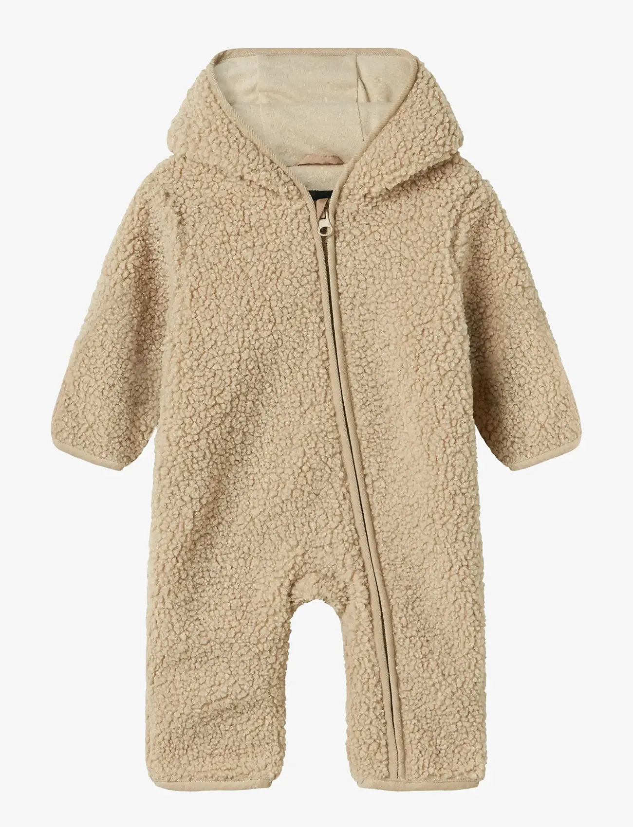 name it - NBNMILO TEDDY SUIT - overtøj - pure cashmere - 0