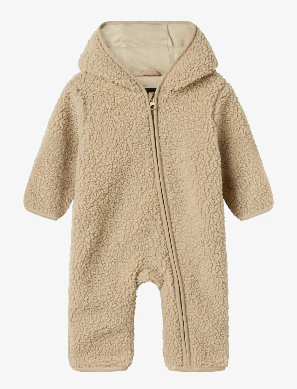 name it - NBNMILO TEDDY SUIT - fleeceset - pure cashmere - 0