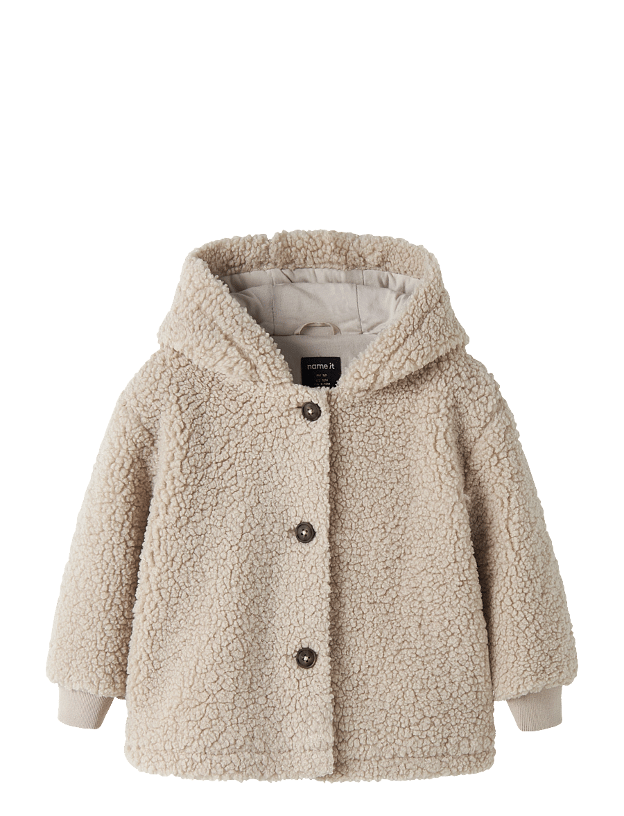 name it - NBNMILO TEDDY JACKET - peyote - 0