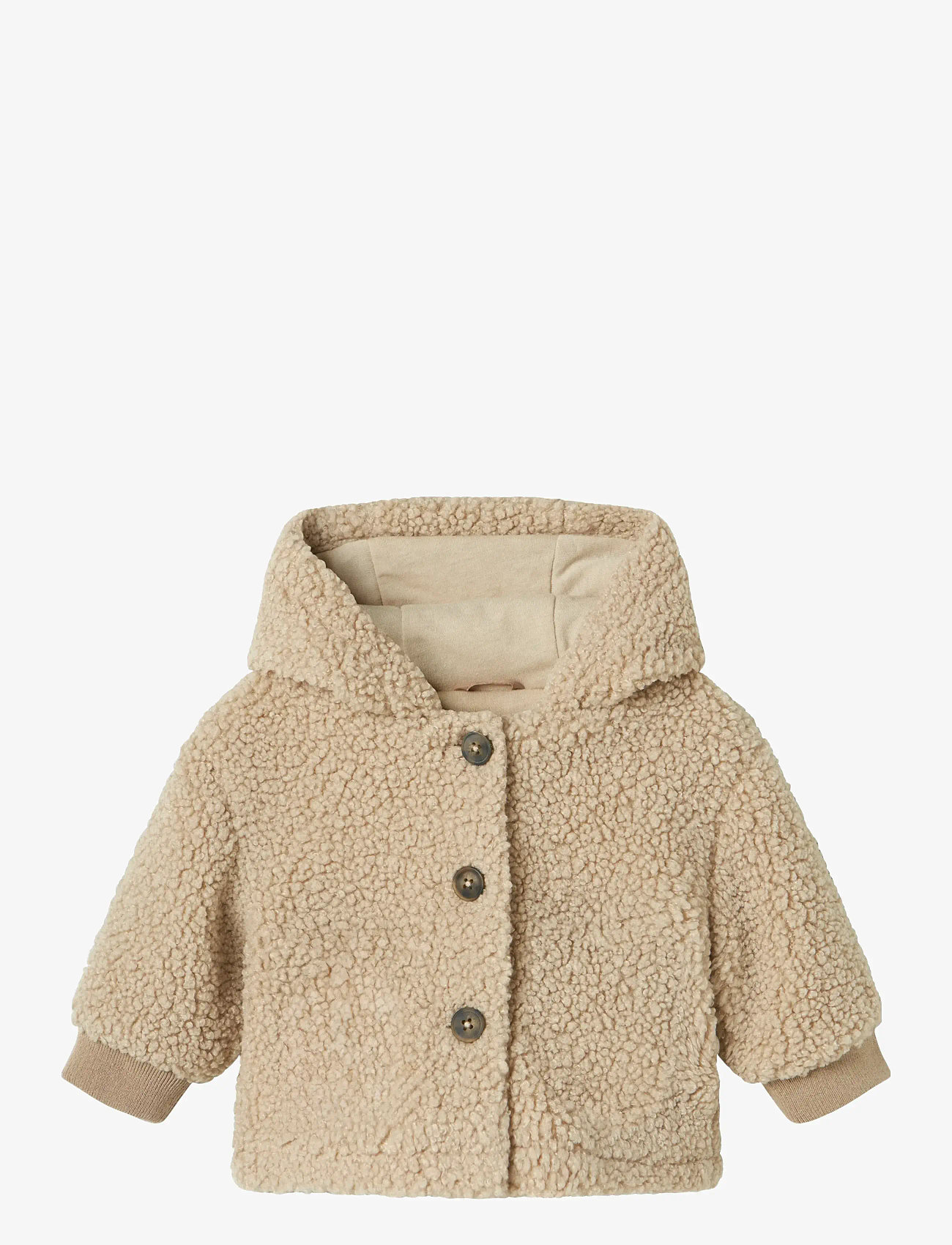 name it - NBNMILO TEDDY JACKET - herbstjacken - pure cashmere - 0
