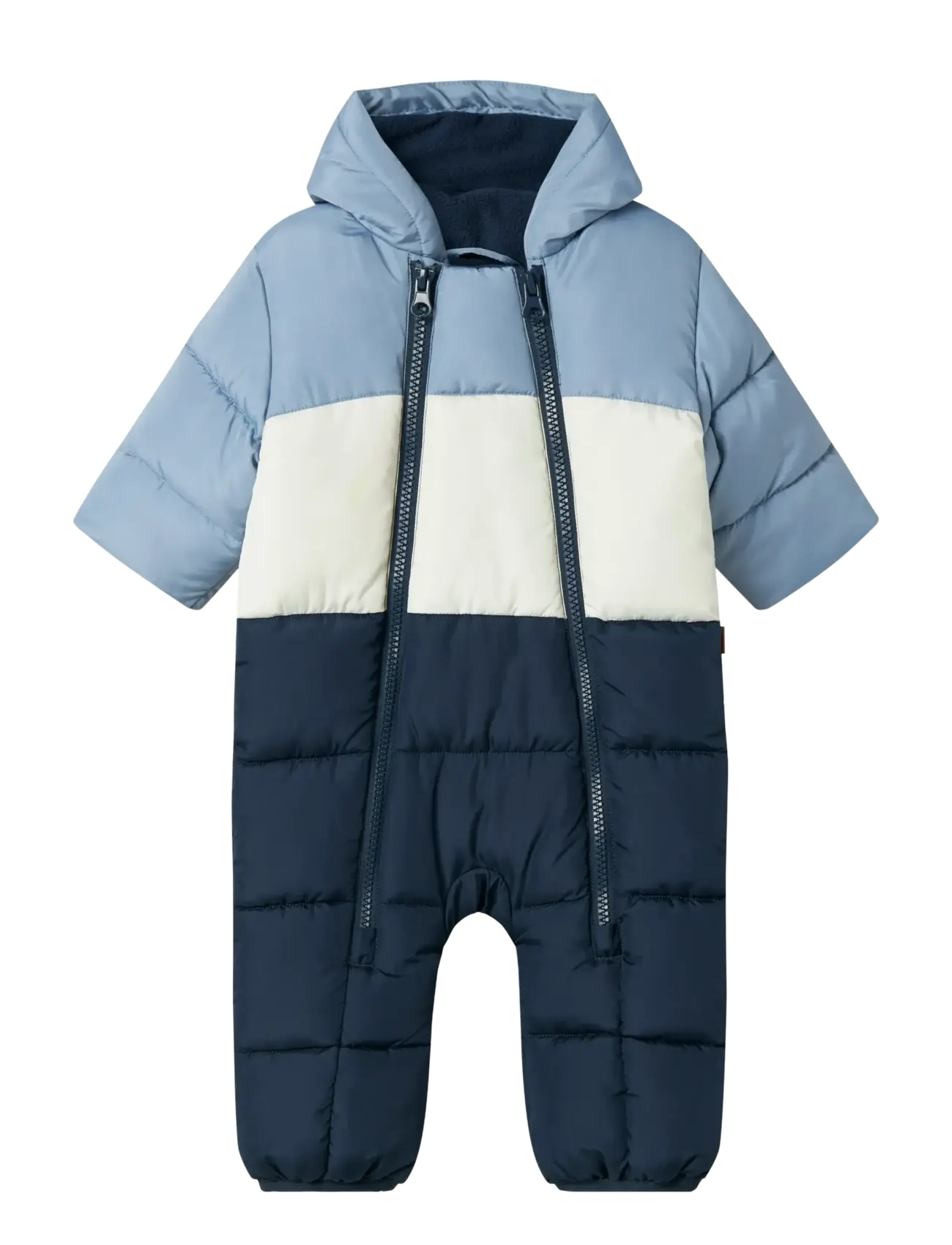 name it NBMMAPLE SUIT - Vinteroverall - RAIN WASHED / blue
