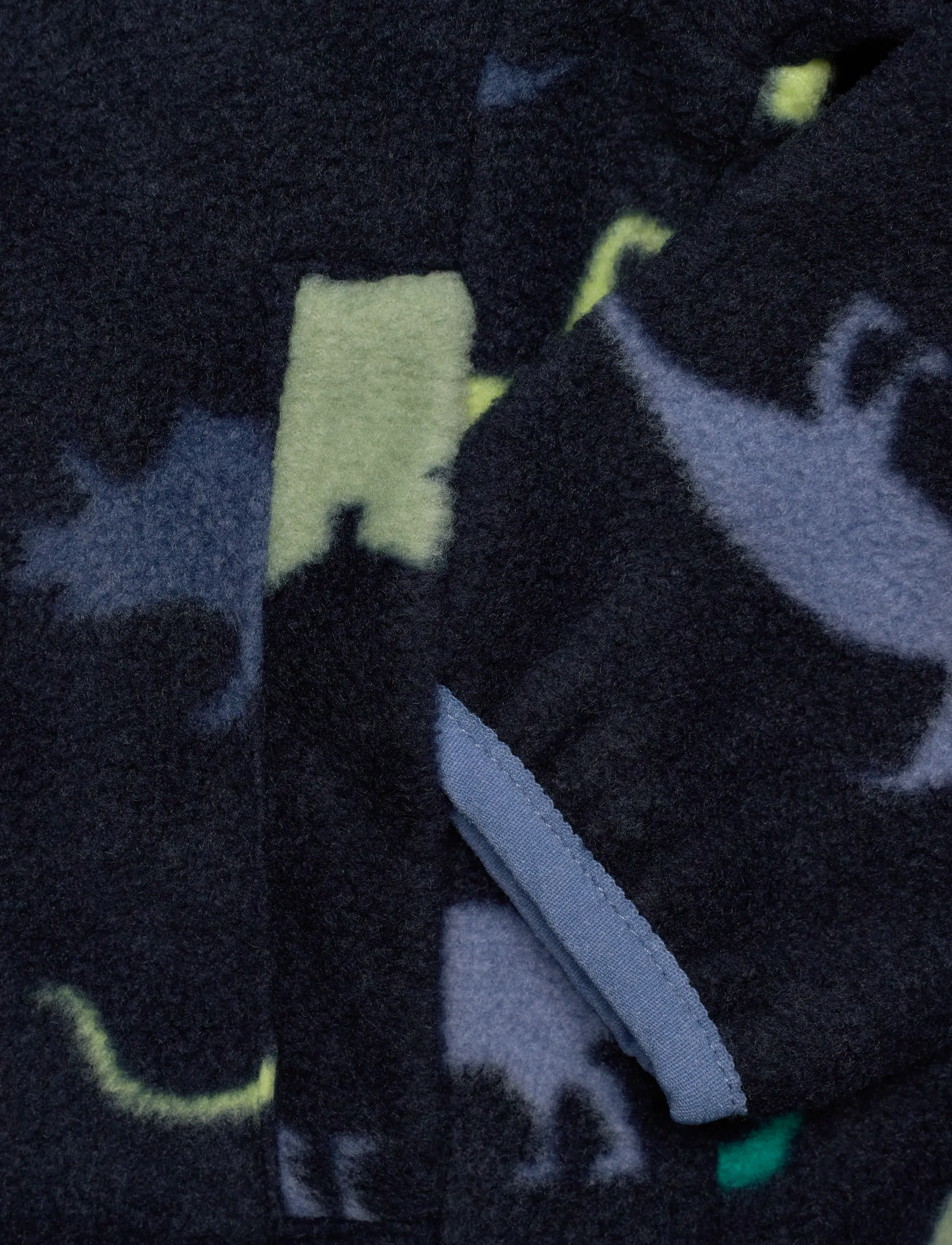 name it - NMMMEEKO FLEECE JACKET AOP2 NOOS - fleecejakker - dark sapphire - 3